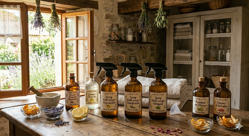 Les secrets de Mémé : le spray multiusage naturel pour une maison propre et saine