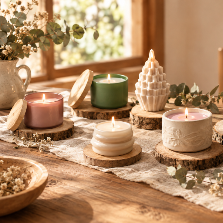 La magie des bougies naturelles pour une maison douce et chaleureuse